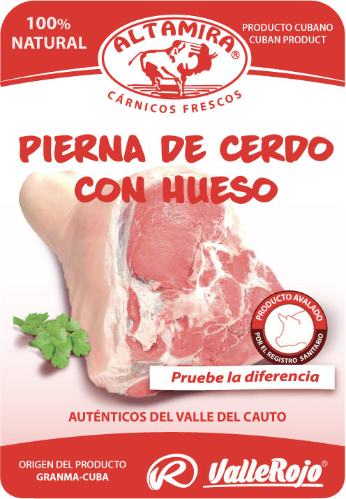 Pierna de Cerdo Con Hueso (paquete 9.5 - 10 Kg)
