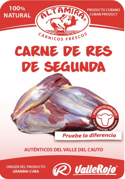 Carne Res de Segunda paquete 0,8 - 1 Kg