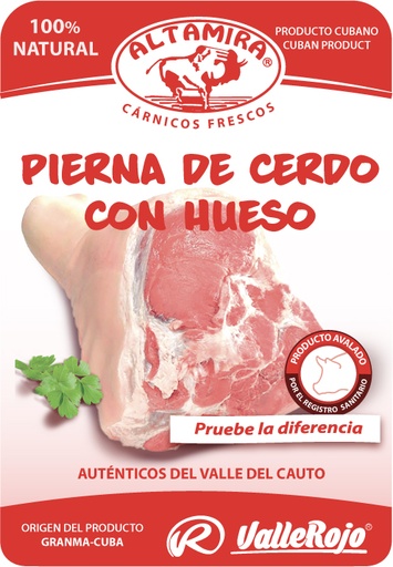 Pierna de Cerdo Con Hueso (paquete 9.5 - 10 Kg)